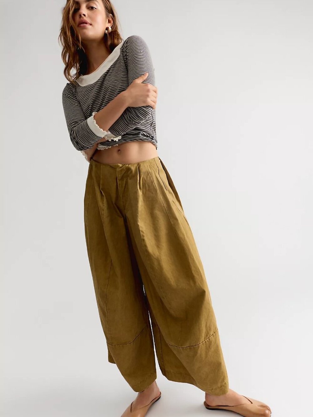 Concrete Solid Trousers